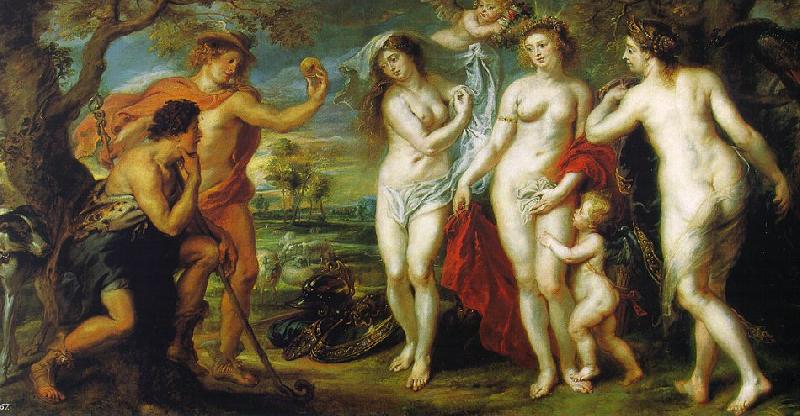 Peter Paul Rubens The Judgment of Paris France oil painting art